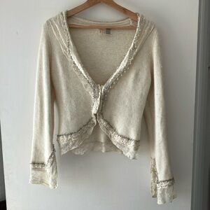 Chic Cream Women's Cardigan